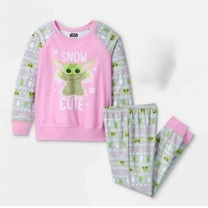 Star Wars Kids Pajama Set - Pink and Green